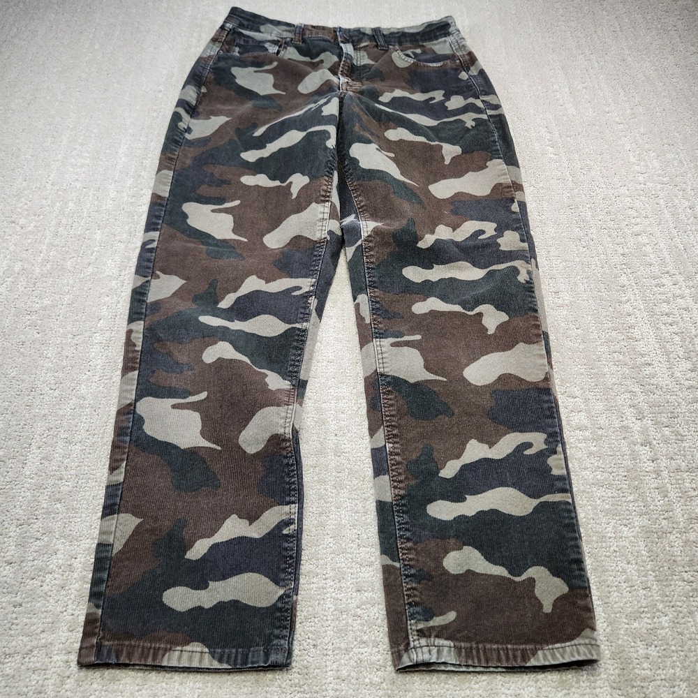 American Eagle Pants‎ Women 8 Camo Mom Jean Super Stretch High Rise Tapered